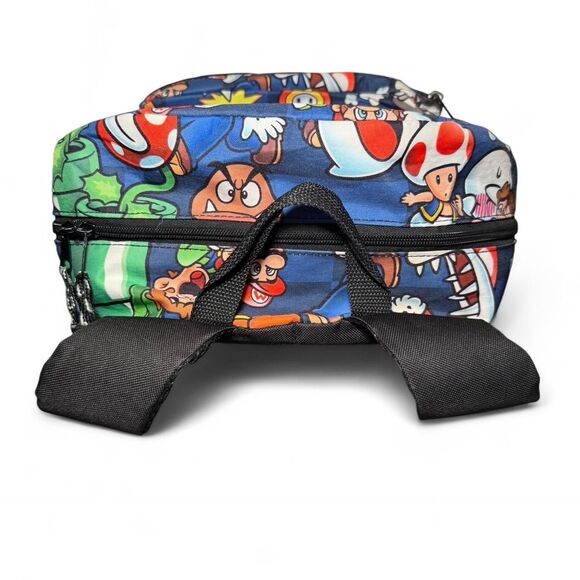 Super Mario Nintendo Backpack 2019 All Over Print Kids School Bag Mario Luigi - Picture 3 of 8